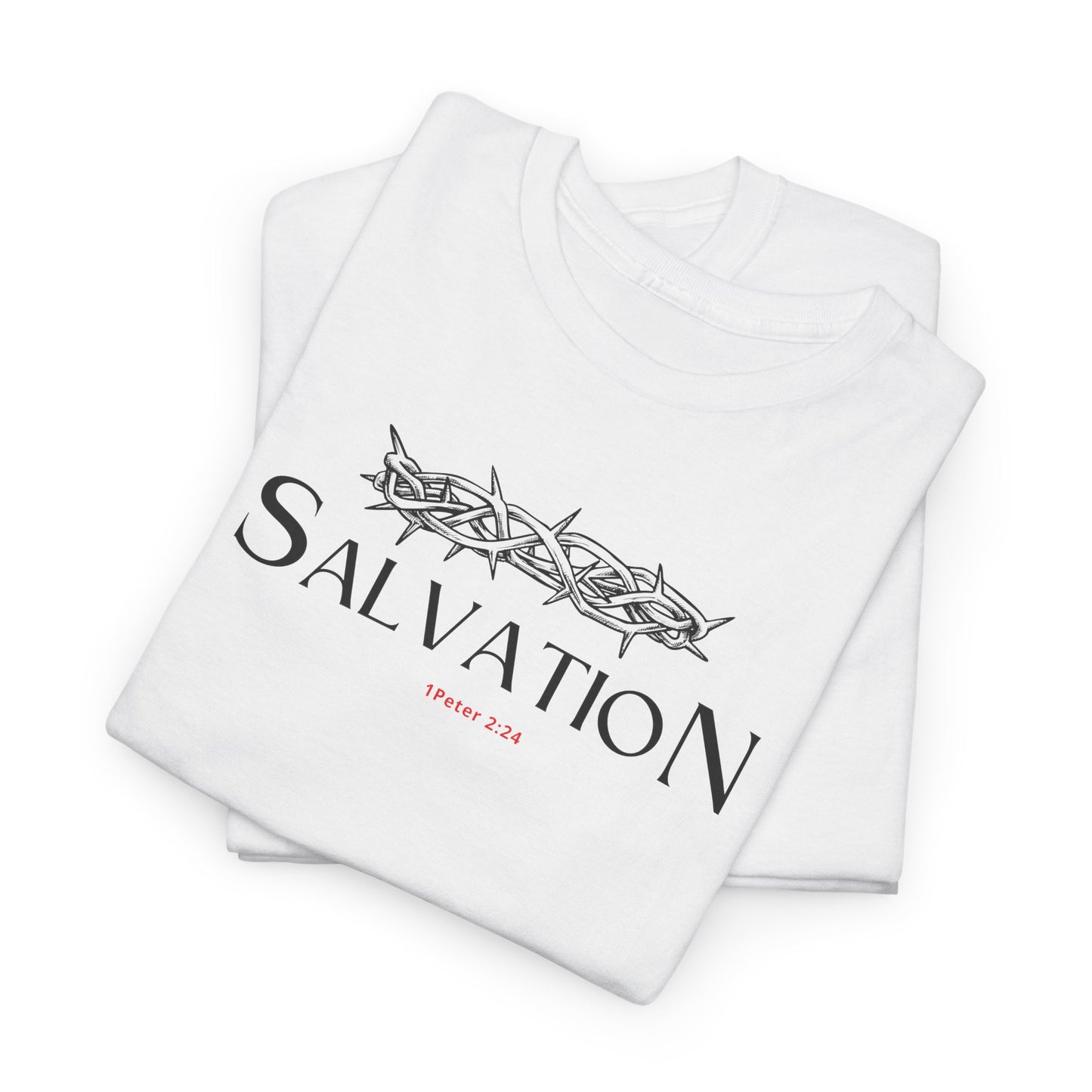 Salvation Christian Classic Tshirt (White)
